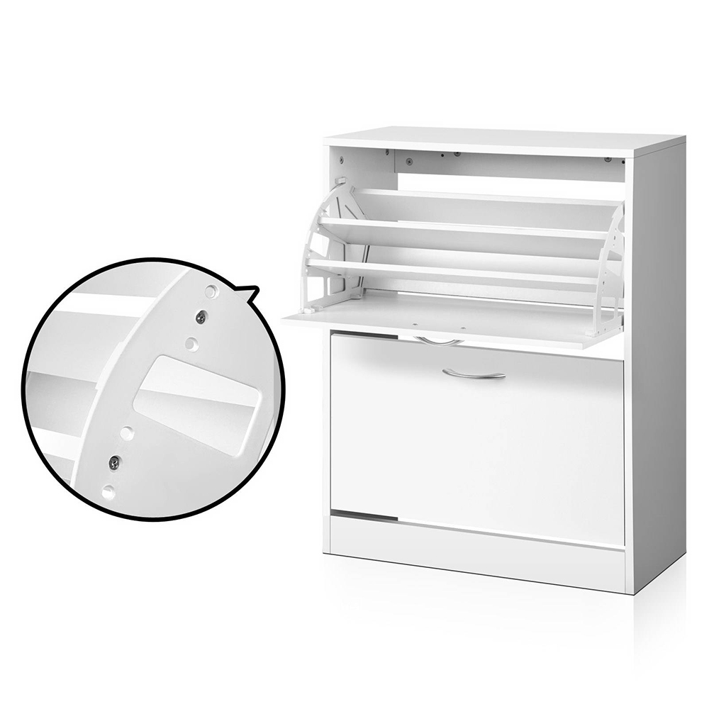 Artiss Iris Shoe Rack Cabinet 24 Pairs Adjustable view 5