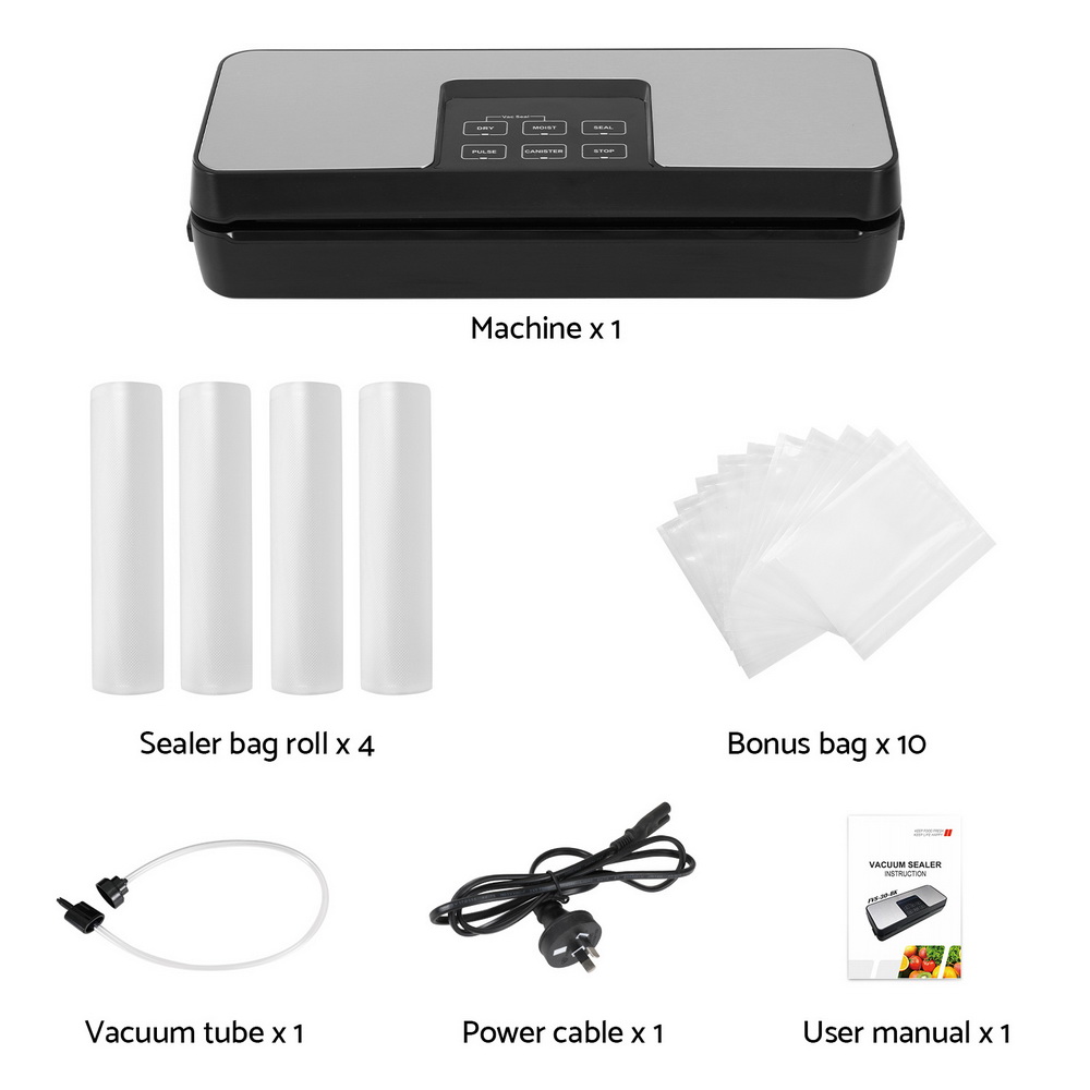 Devanti Vacuum Sealer Machine with 28cm Storage Bags view 3