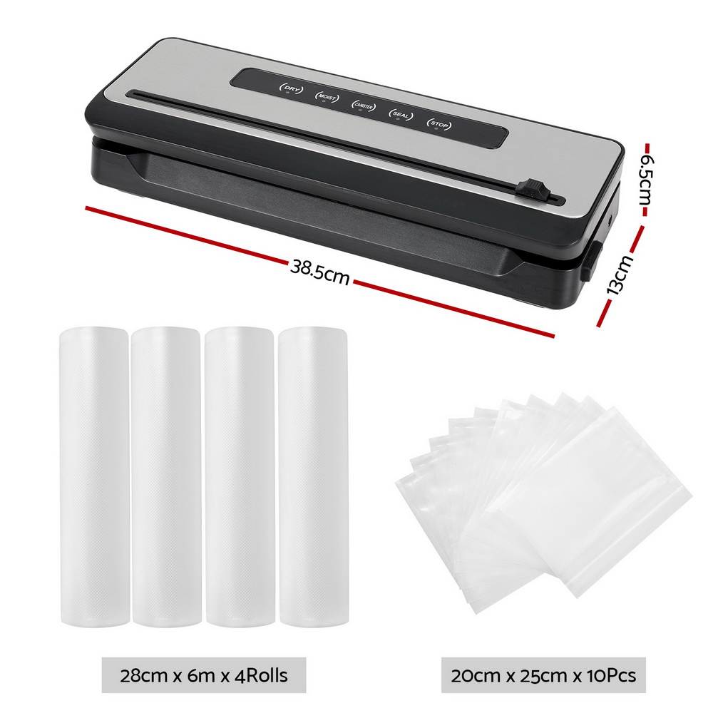 Devanti Vacuum Sealer Machine Sealing Cutter 4 Modes view 2