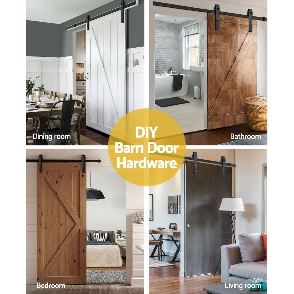 Cefito Sliding Barn Door Hardware, 610 to 1829mm view 3