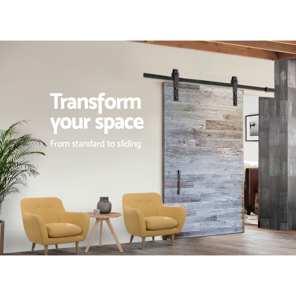 Cefito Sliding Barn Door Hardware, 610 to 1829mm view 4