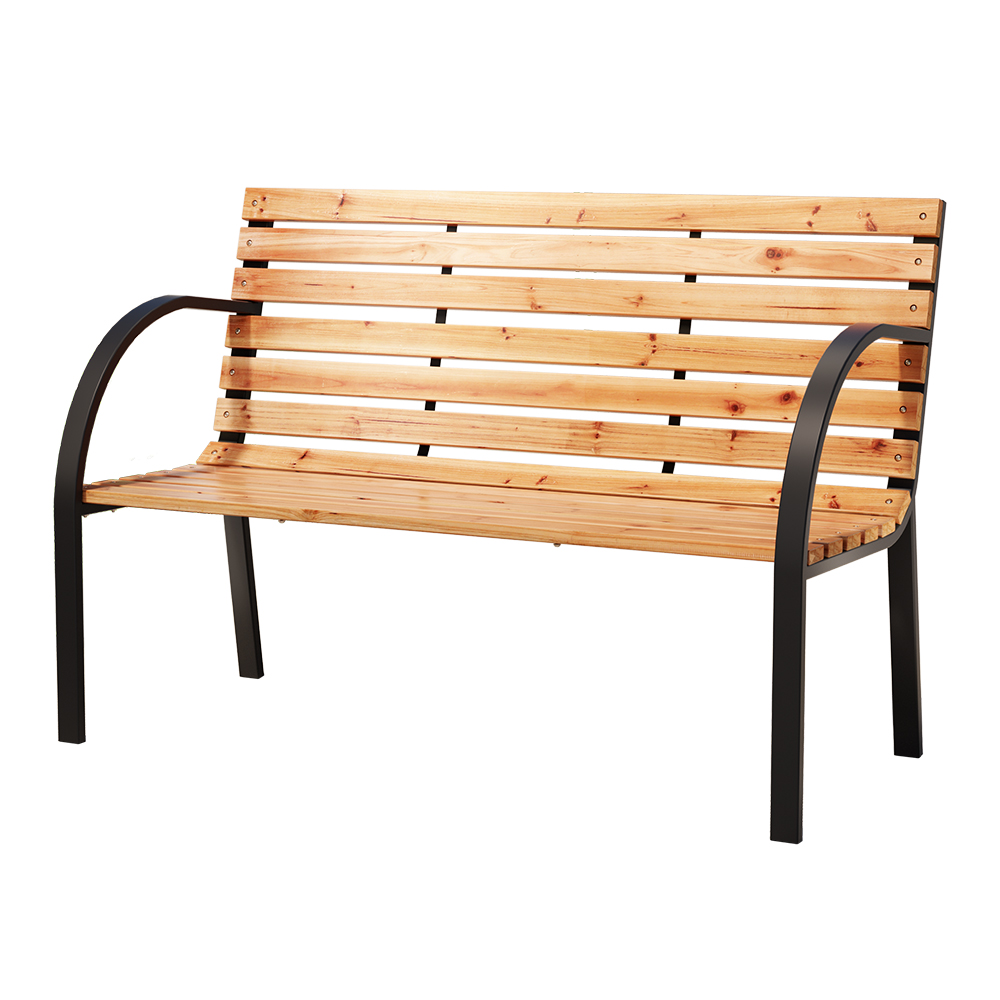 Gardeon Wooden Garden Bench 120cm 2-Seater