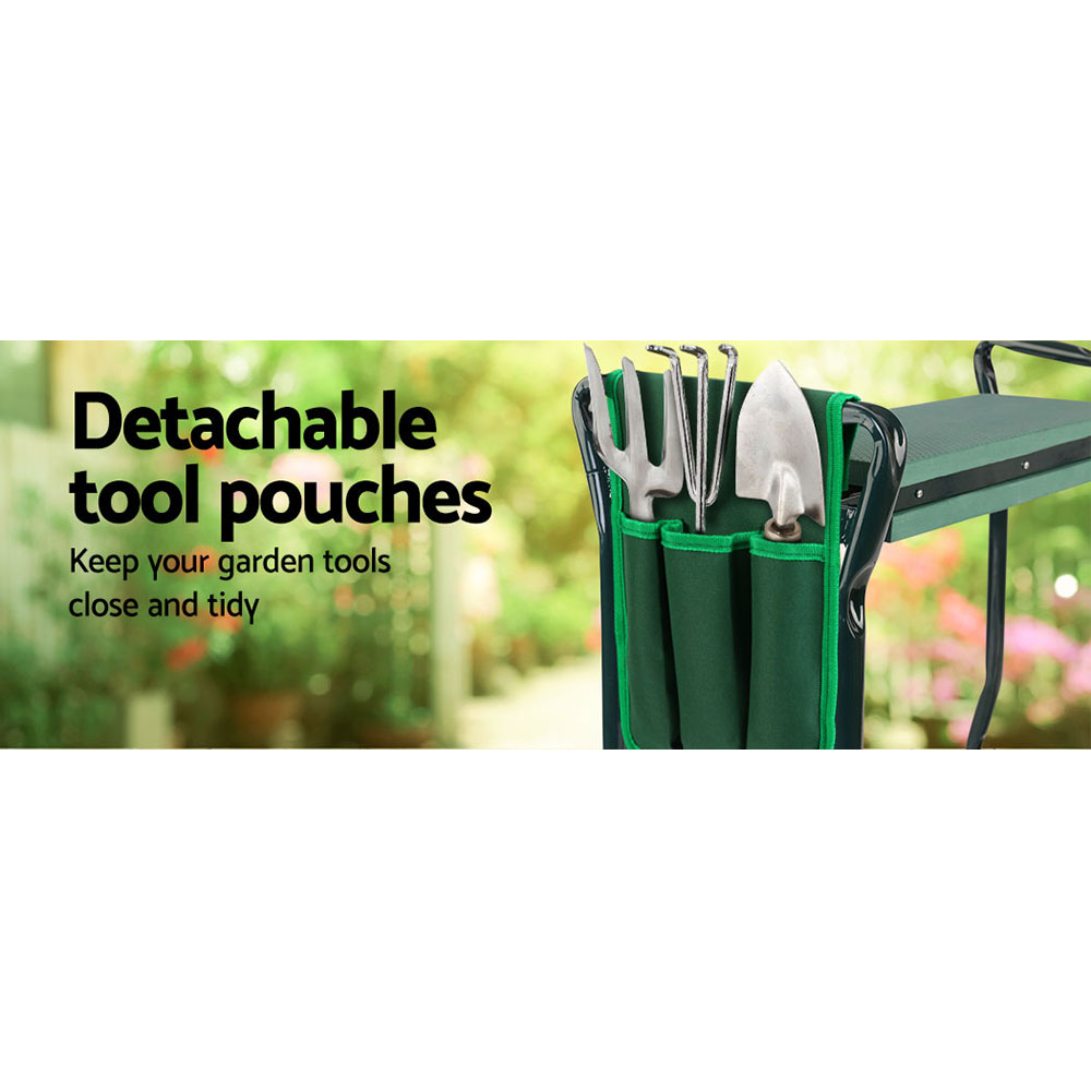 Gardeon 3-in-1 Foldable Garden Kneeler Stool view 5
