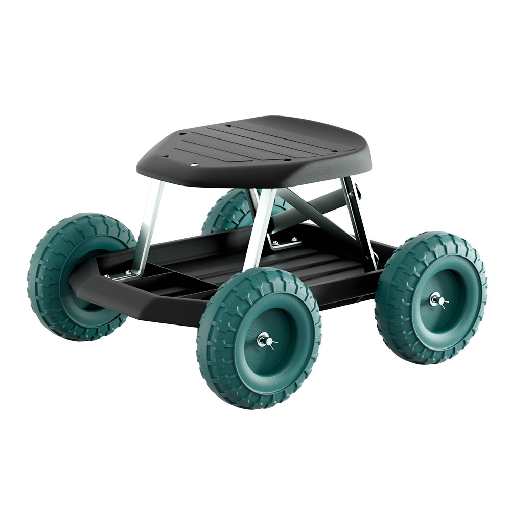 Gardeon Rolling Stool Garden Seat with Wheels