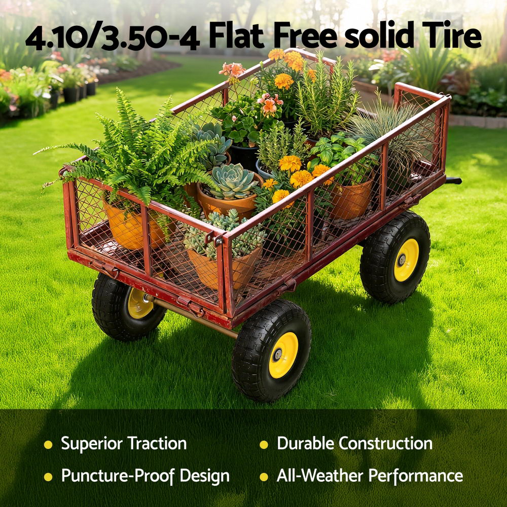 Gardeon 26cm Solid Rubber Tires 2 Pack view 2
