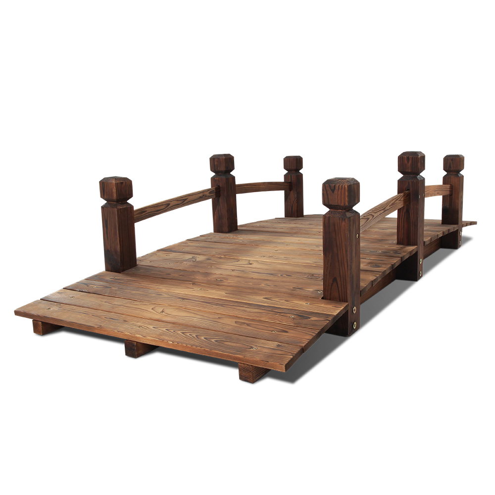 Gardeon Wooden Garden Bridge 160cm Arch Design