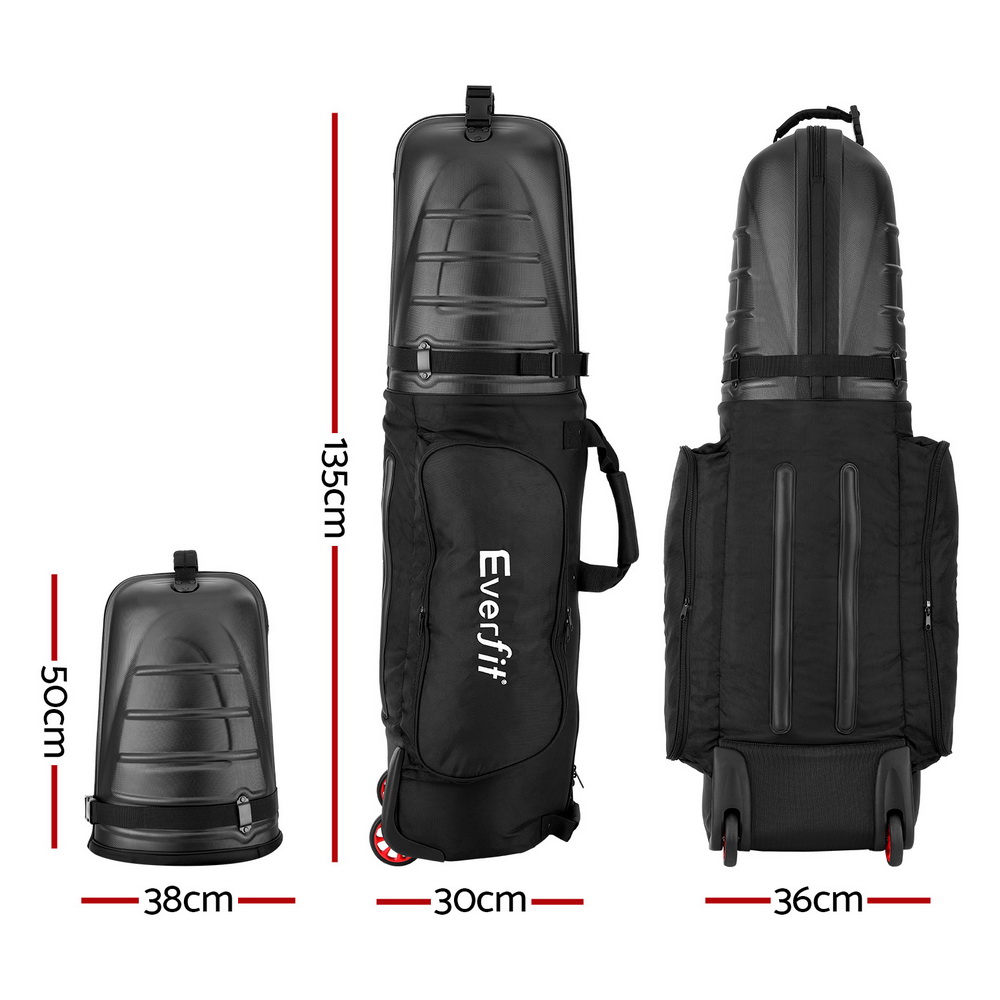 Everfit Golf Travel Bags for Airlines with Wheels view 2