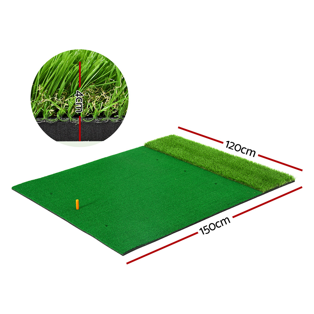 Everfit 2-in-1 Golf Hitting Mat Driving Range Practice view 2