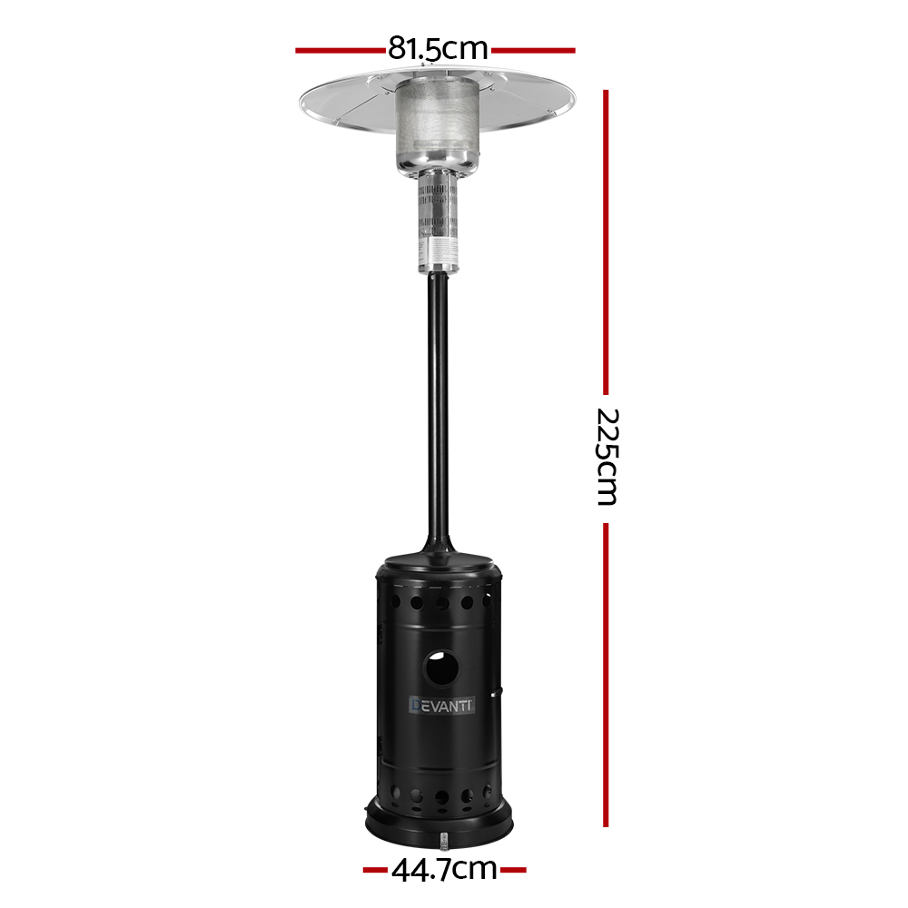 Devanti Outdoor Gas Patio Heater 13.5kW view 2