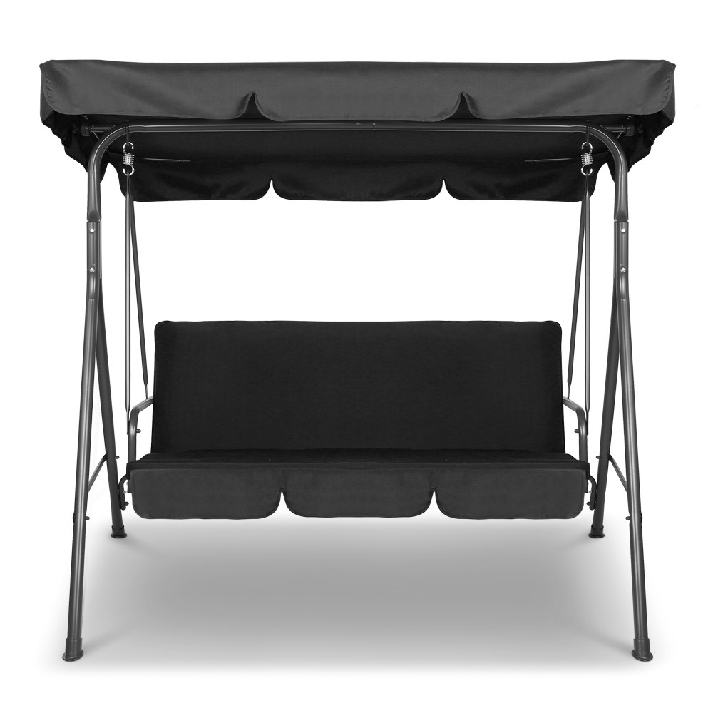 Gardeon Cushioned 3 Seater Swing Chair Multiple Colours view 3