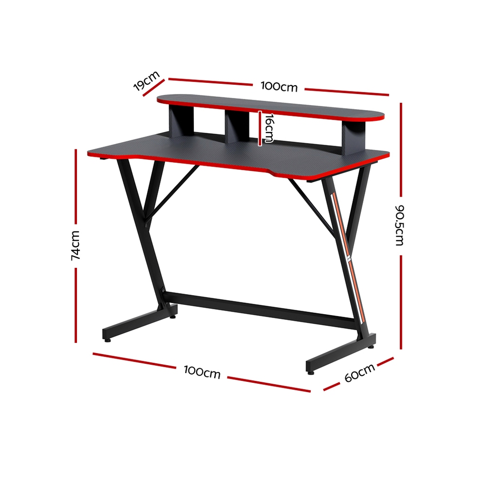 Artiss Gaming Desk Two Tier Computer Desk view 2