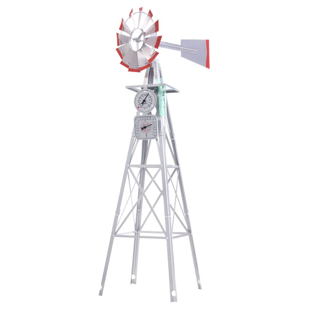Gardeon 6FT Metal Garden Windmill Ornament