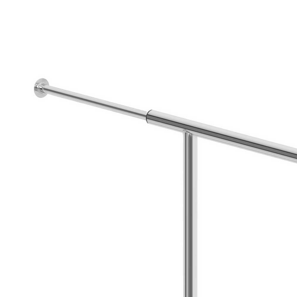 Artiss Adjustable Chrome Clothes Rack, Single Rail view 5