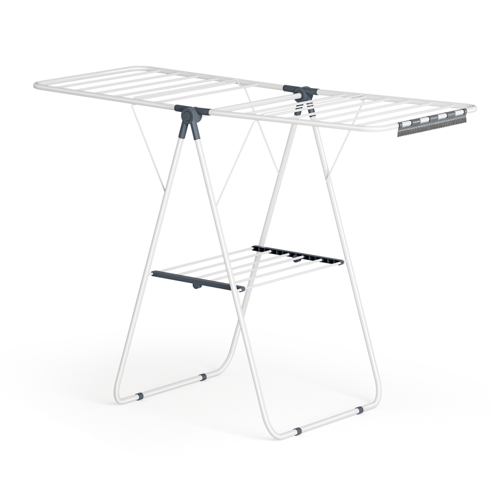 Artiss 2 Tier Foldable Clothes Rack 139cm White