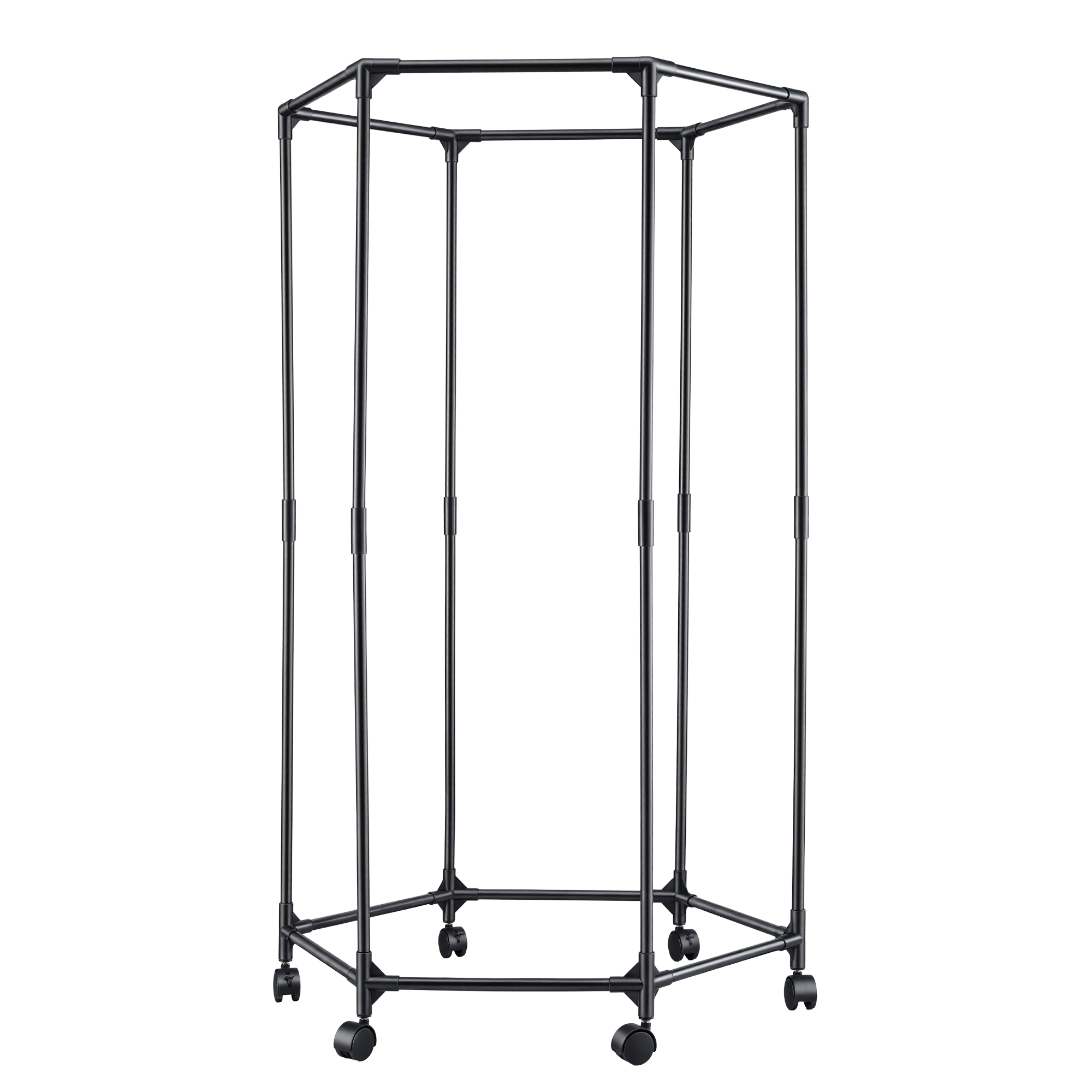 Artiss Clothes Rack Coat Stand 6 Rods on Wheels view 3