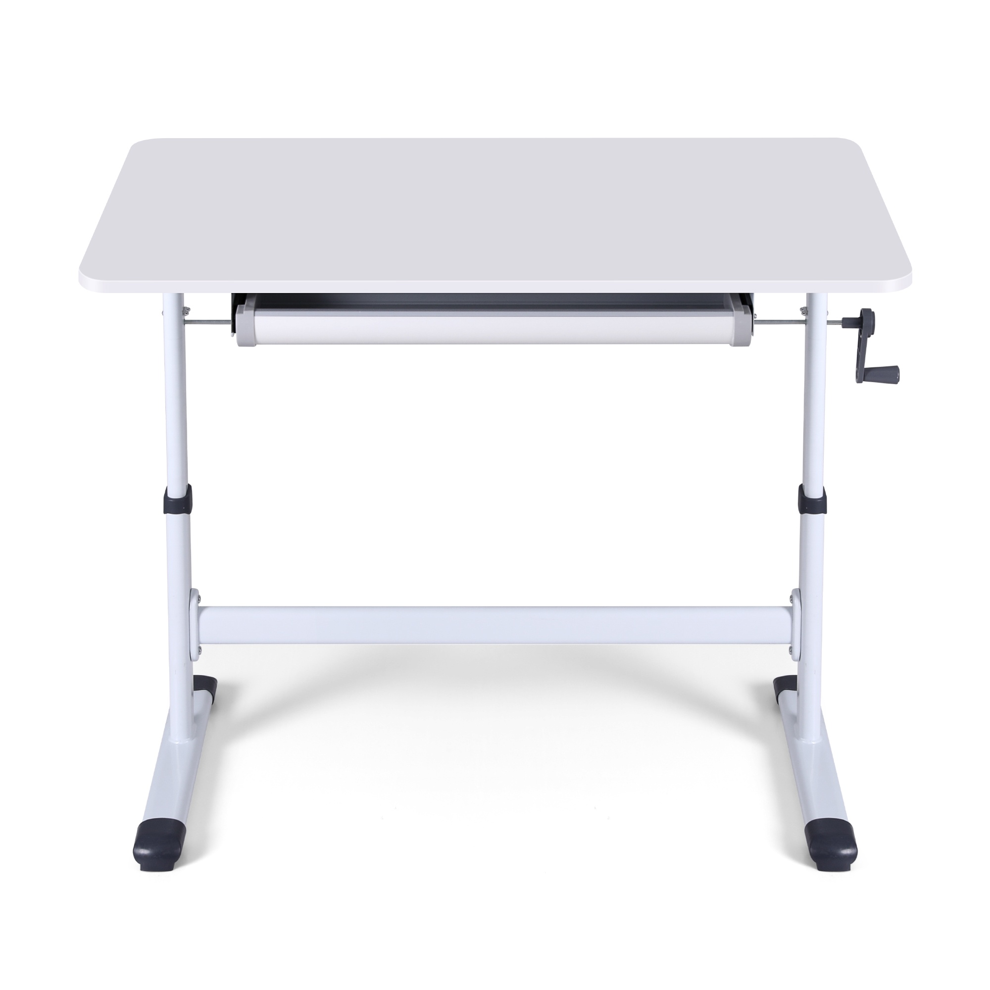 Artiss Height Adjustable Standing Desk 100cm White view 4