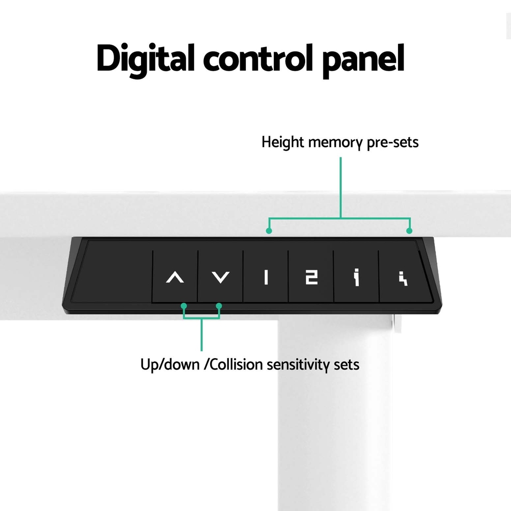 Artiss Electric Standing Desk 140cm Motorised in 2 Colours view 5