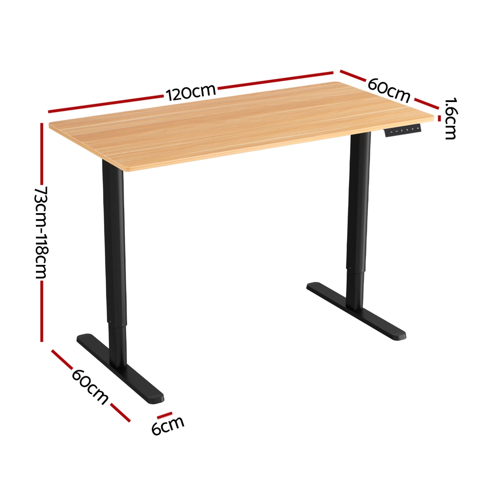 Artiss 120cm Electric Standing Desk in 2 Colours view 2