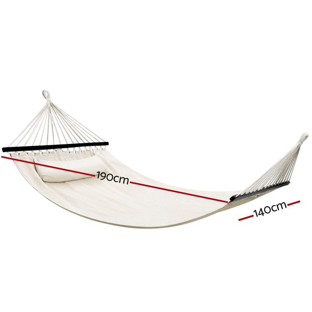 Gardeon 2-Person Hammock Bed Chair with Pillow view 2