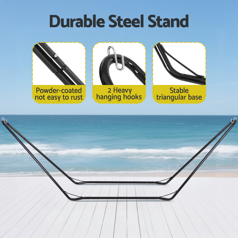 Gardeon Steel Hammock Bed Stand for 300cm Hammocks view 4