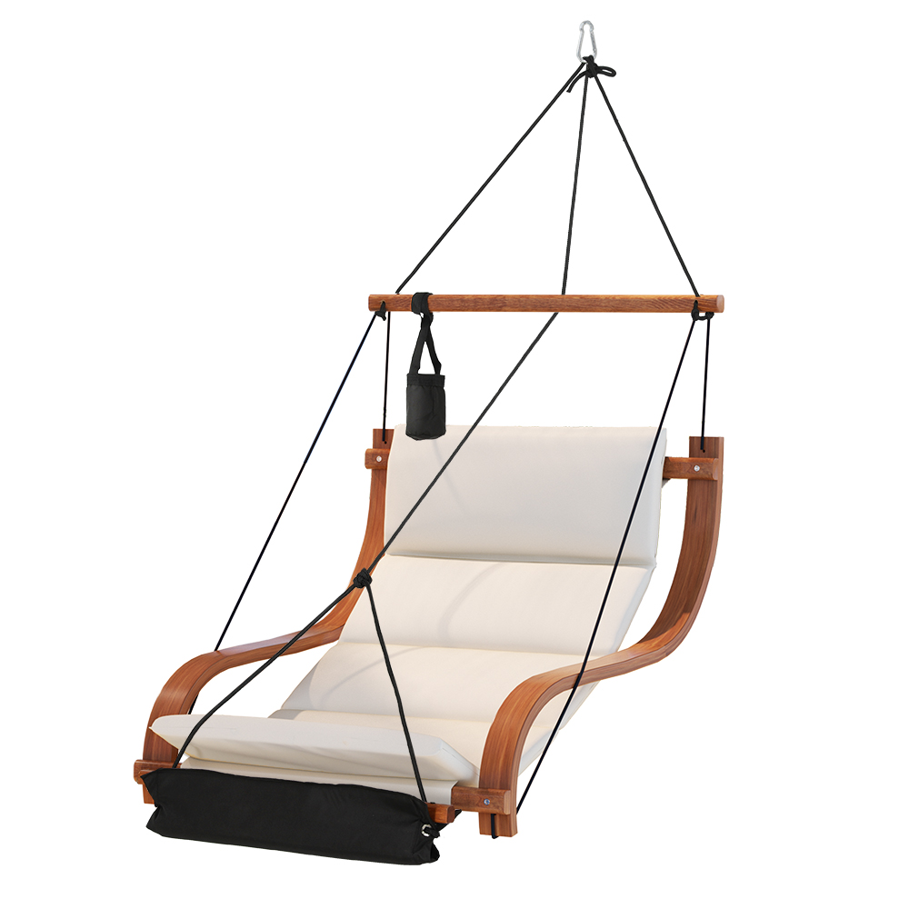 Gardeon Wooden Hammock Chair with Cushioned Seat