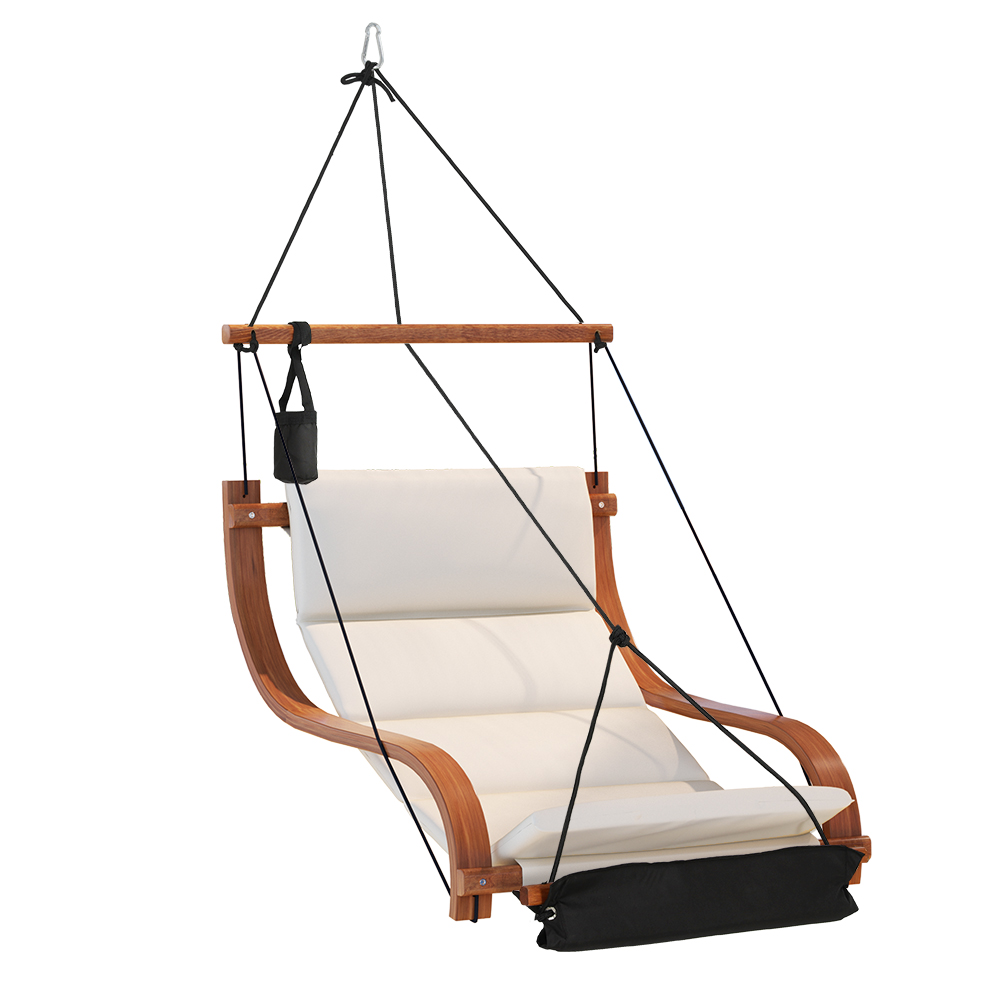 Gardeon Wooden Hammock Chair with Cushioned Seat view 3