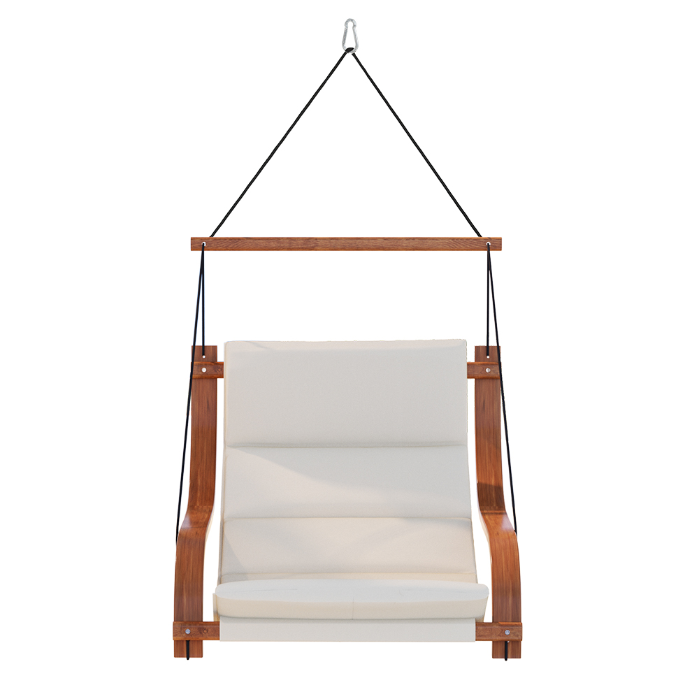 Gardeon Wooden Hammock Chair with Cushioned Seat view 4