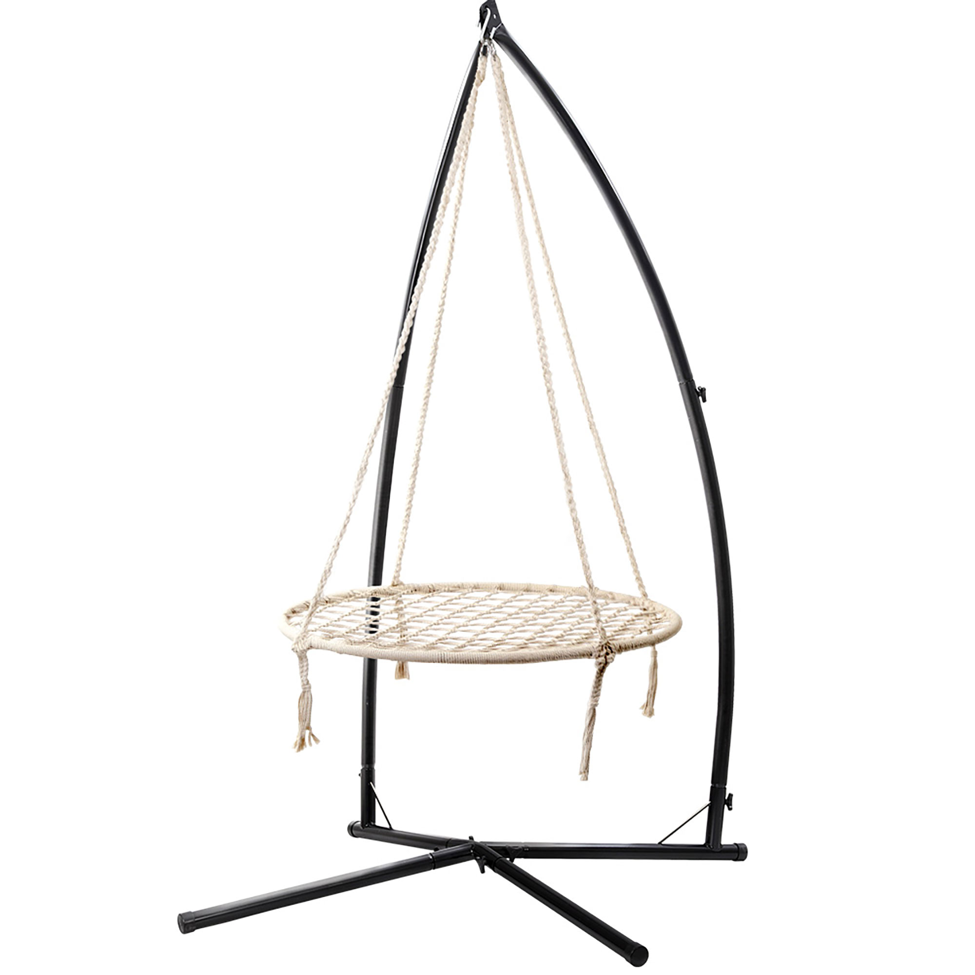 Gardeon 100cm Nest Web Hammock Chair with Steel Stand