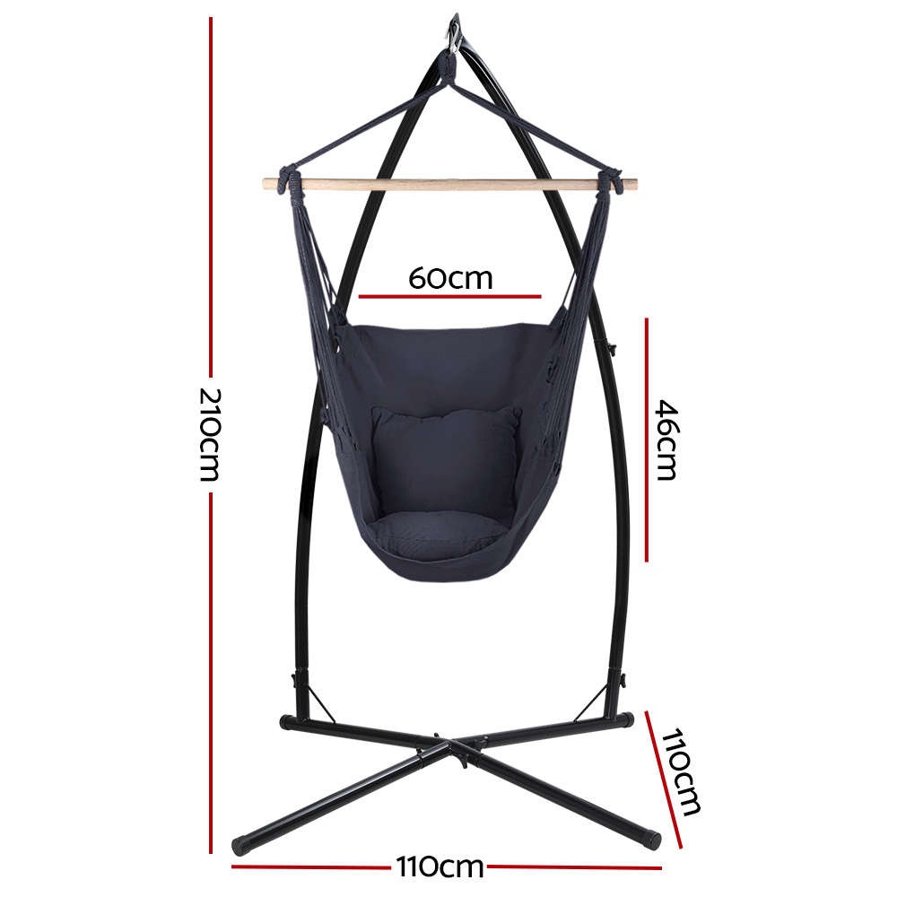 Gardeon Multi-Style Hammock Chair for Reading & Relaxing view 2