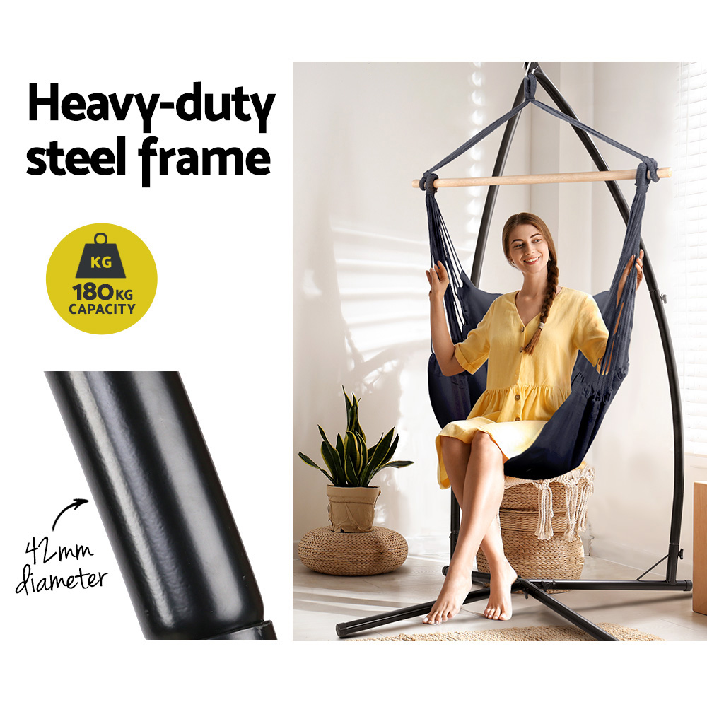 Gardeon Multi-Style Hammock Chair for Reading & Relaxing view 4