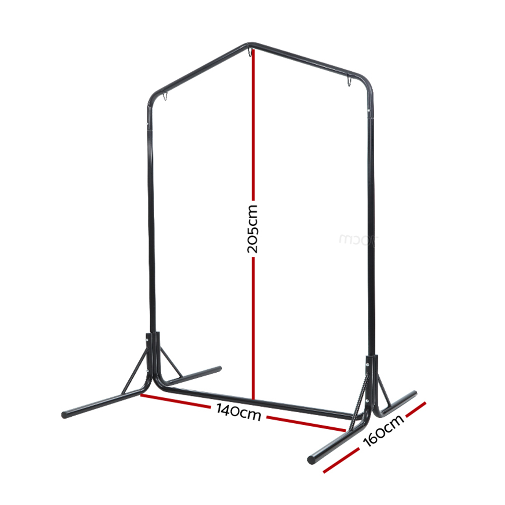 Gardeon Heavy Duty 2-Person Hammock Chair Stand, 200kg view 2