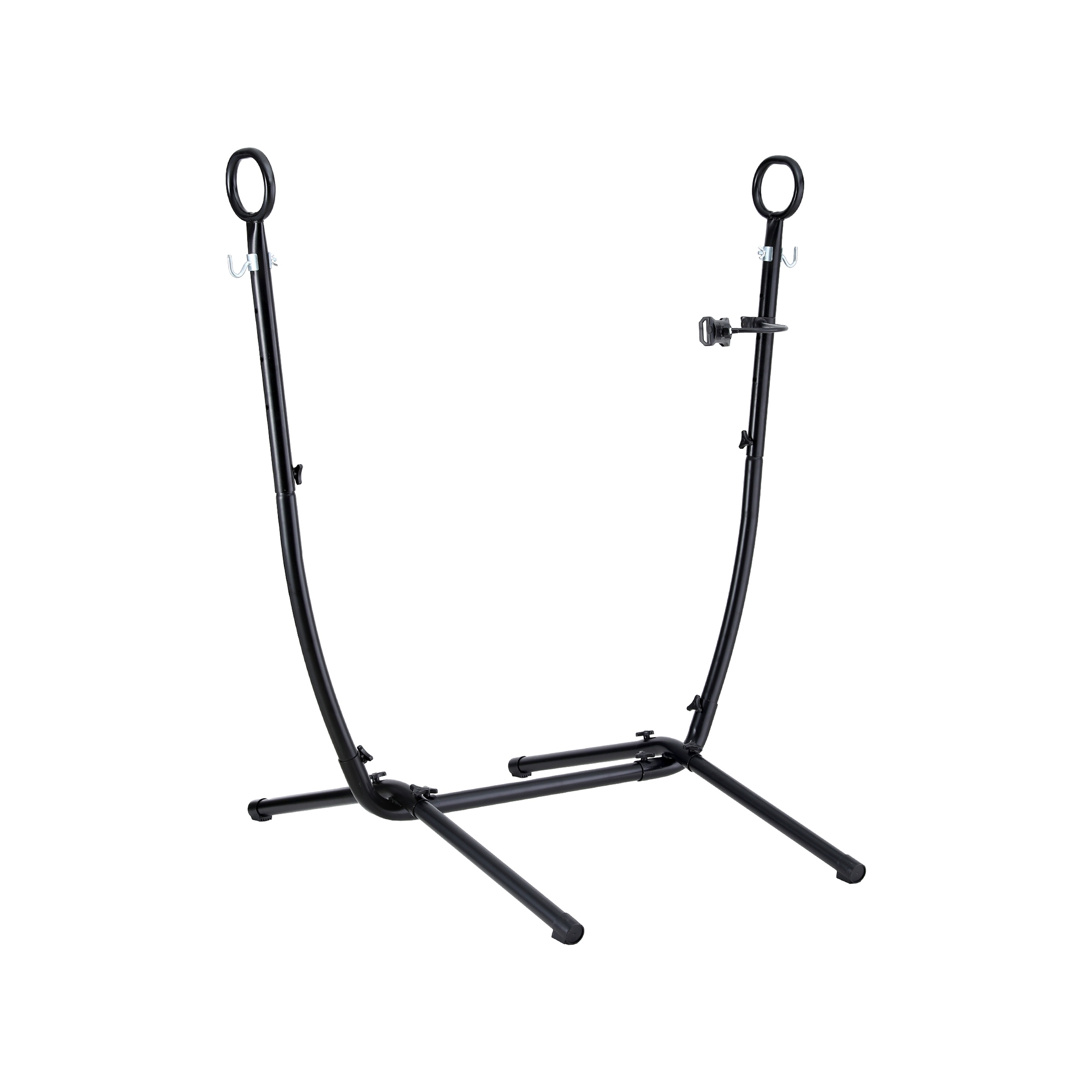 Gardeon Black Iron Hammock Chair Stand with Phone Holder view 4