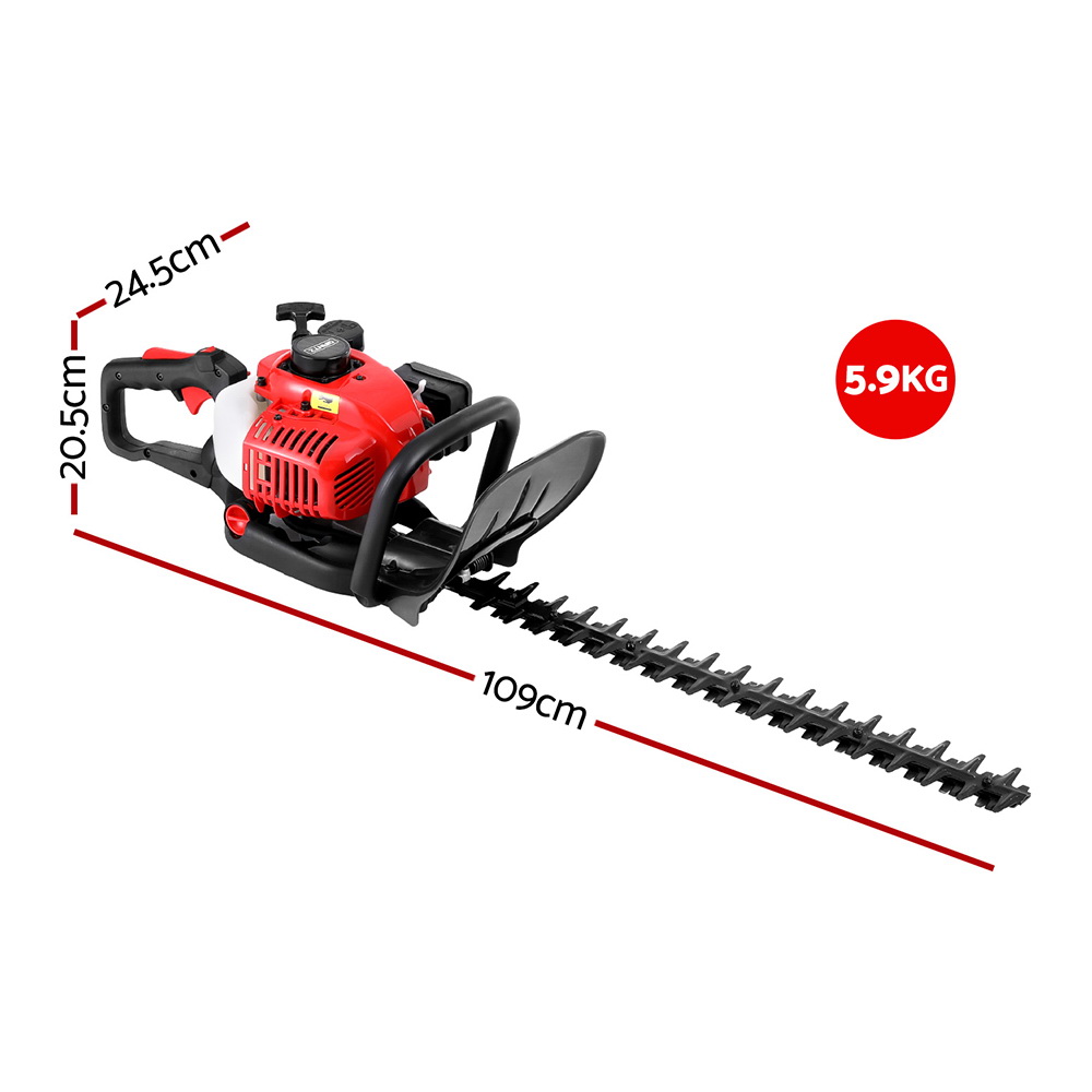 Giantz 25.4CC Petrol Hedge Trimmer 24 Inch Dual Blade view 2
