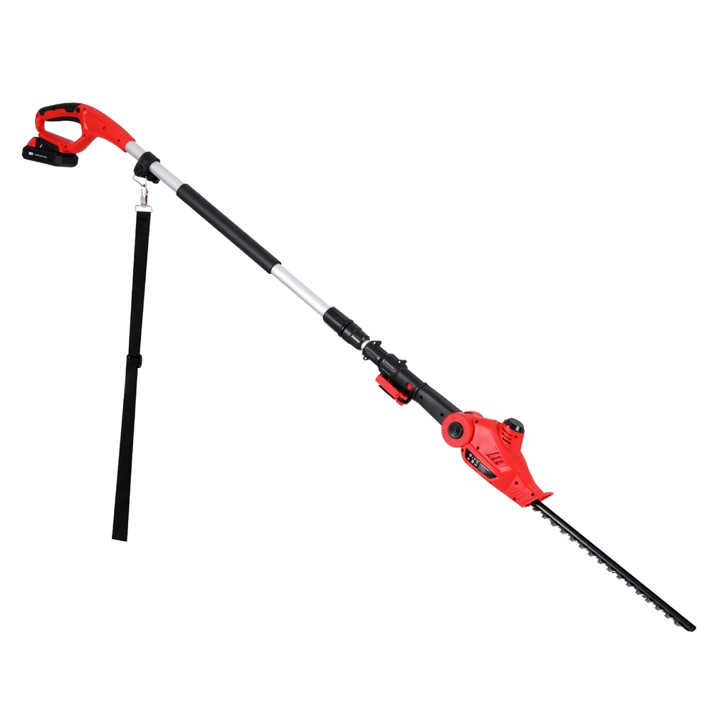 Giantz 20V Cordless Pole Hedge Trimmer with Angle Head