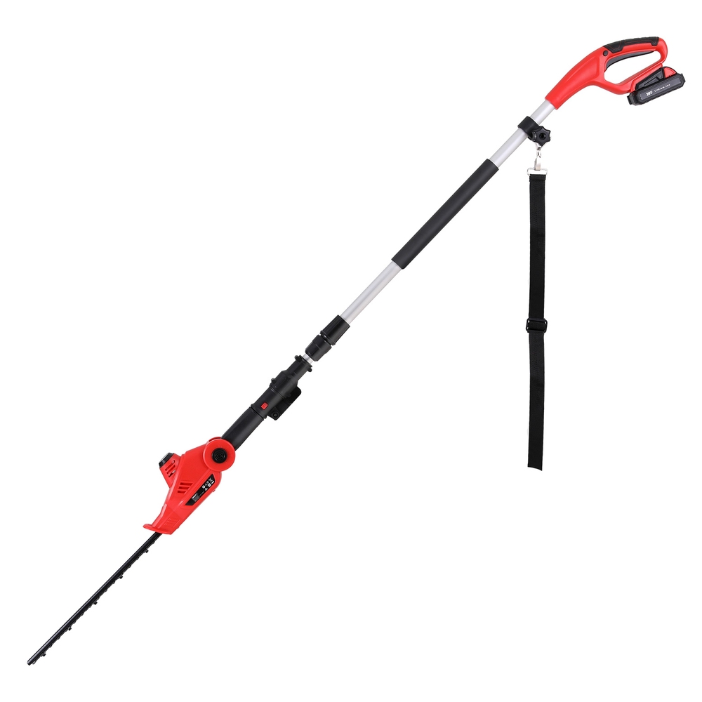 Giantz 20V Cordless Pole Hedge Trimmer with Angle Head view 3