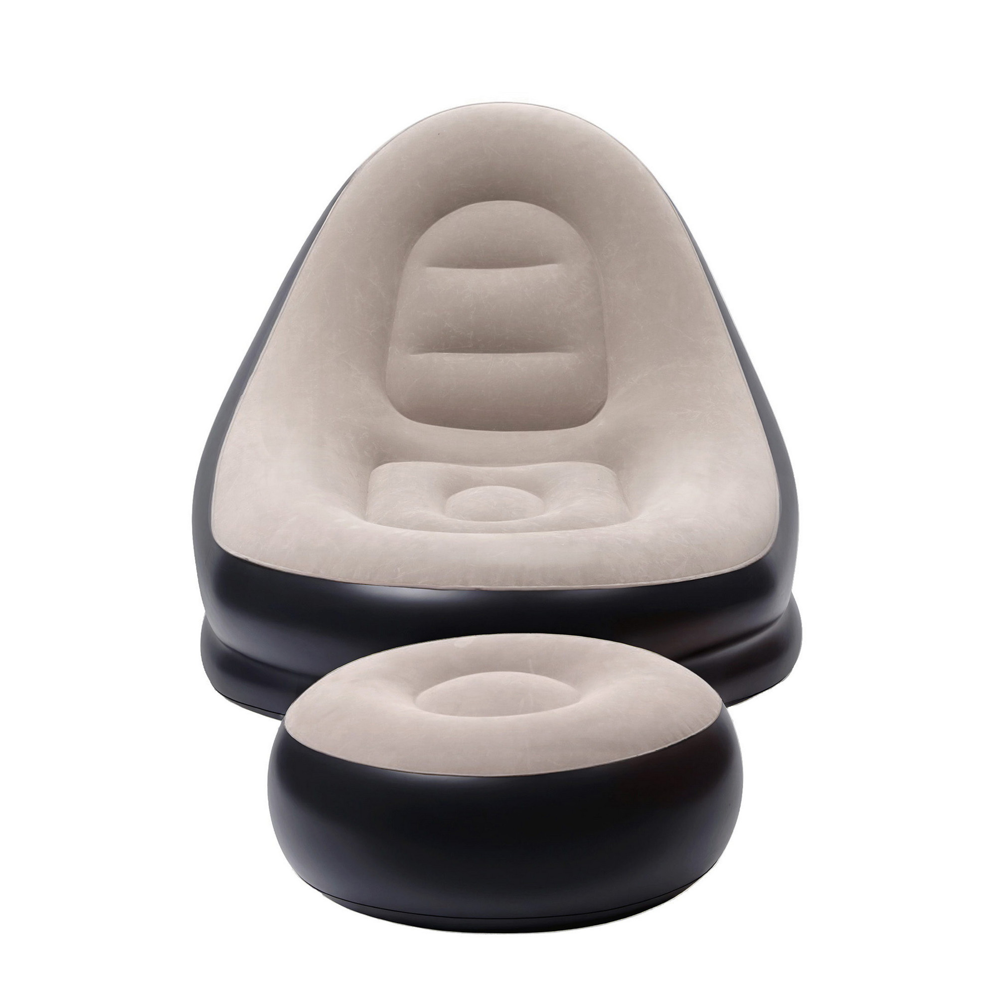 Gardeon Inflatable Chair with Ottoman & Pump view 3