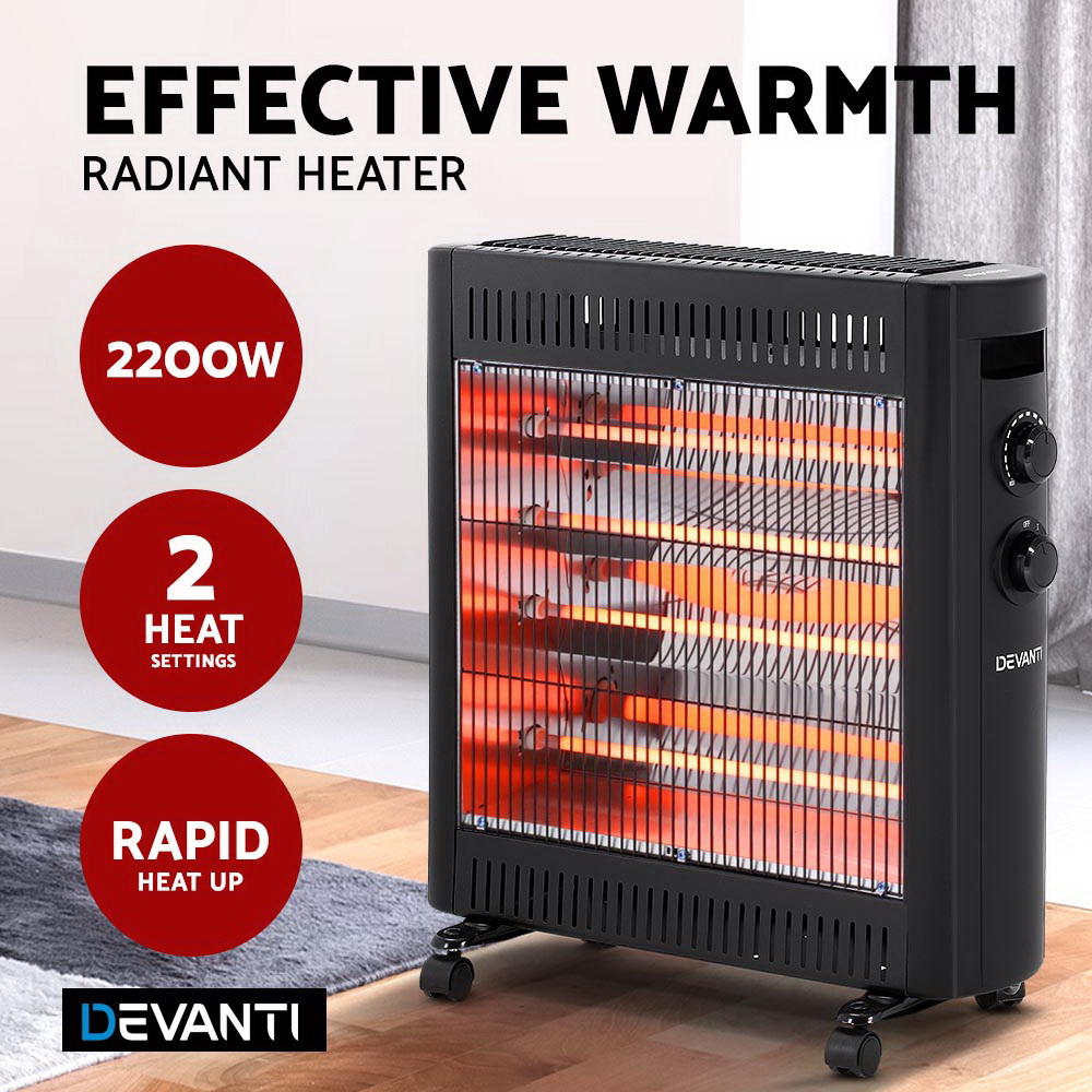 Devanti 2200W Infrared Heater view 3
