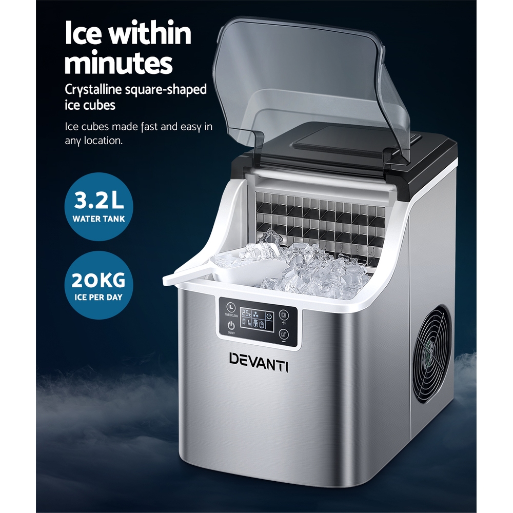 Devanti Commercial Ice Maker Machine 3.2L view 4