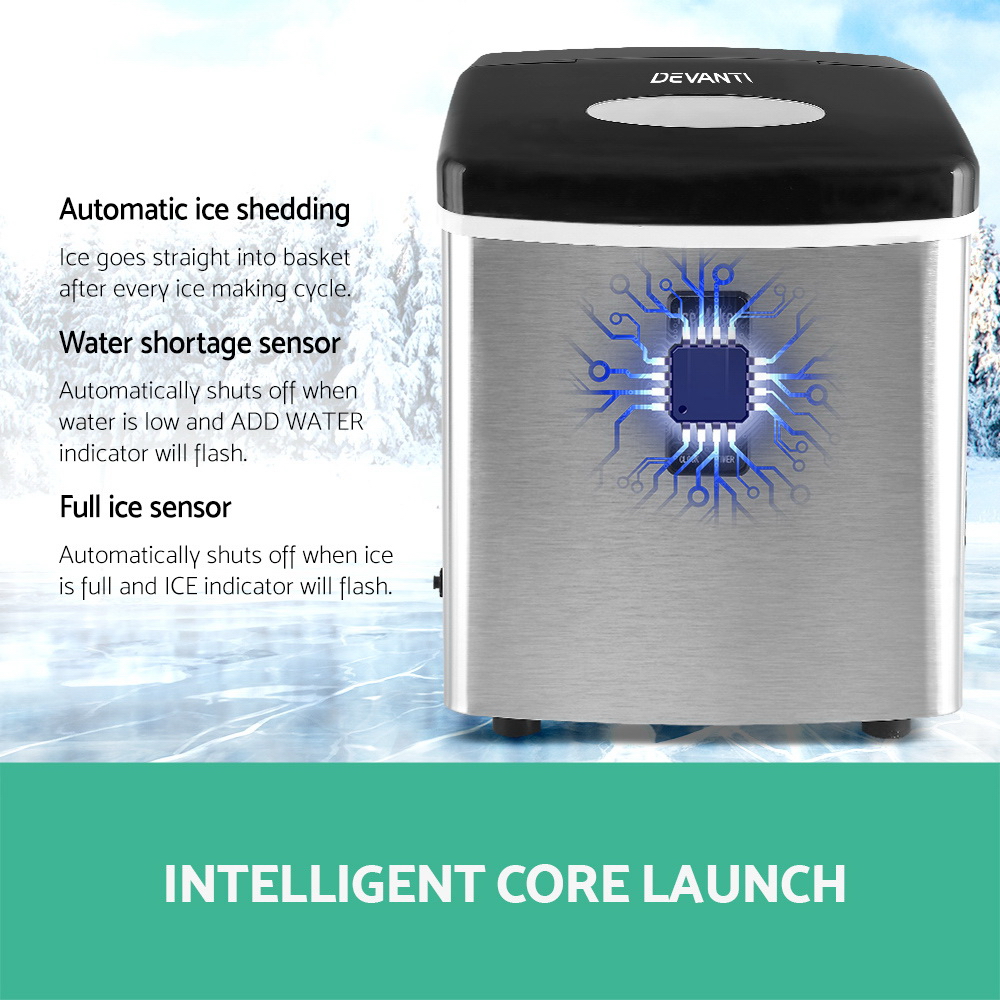 Devanti 15kg Ice Maker Machine view 3