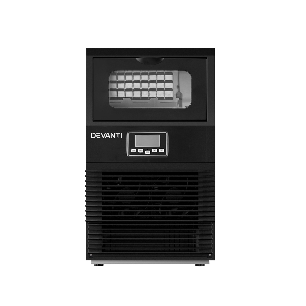 Devanti Commercial Ice Maker 30kg Cube Machine view 3