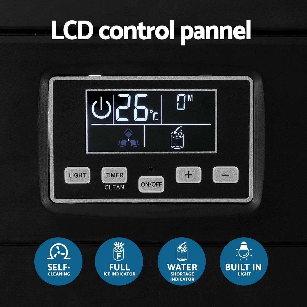 Devanti Commercial Ice Maker 30kg Cube Machine view 5