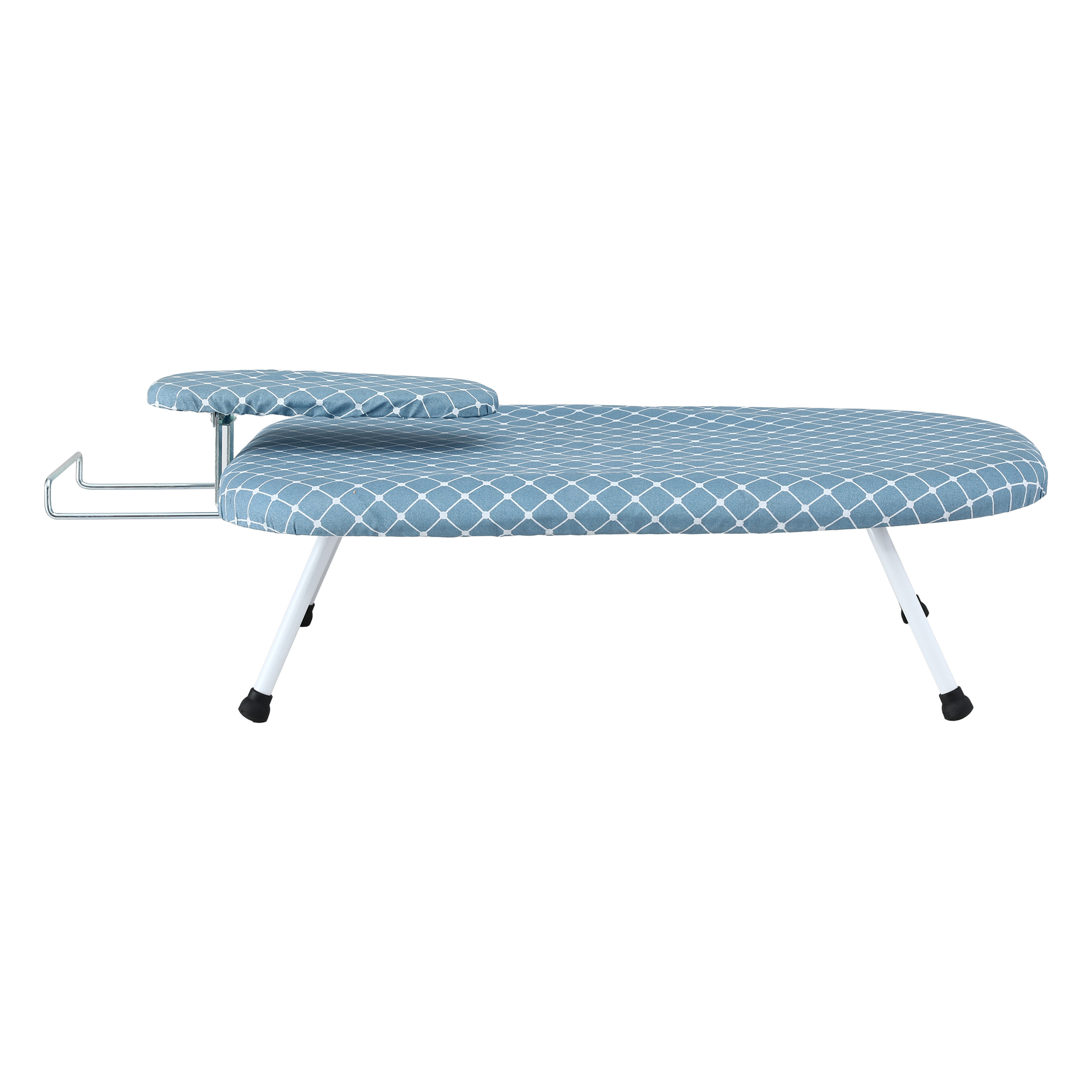 Artiss Tabletop Ironing Board with Folding Legs Blue view 3