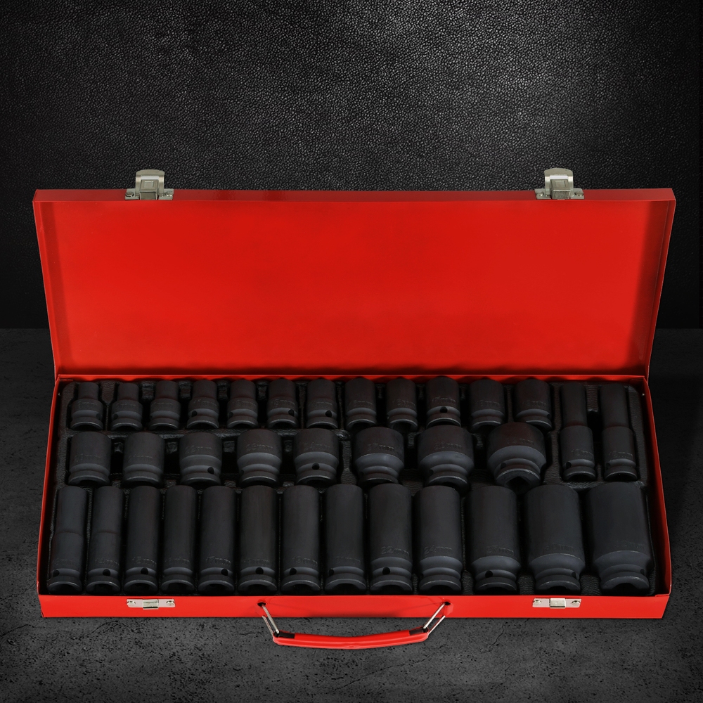 Giantz 35pc 1/2 Inch Drive Impact Socket Set 8 to 32mm view 5