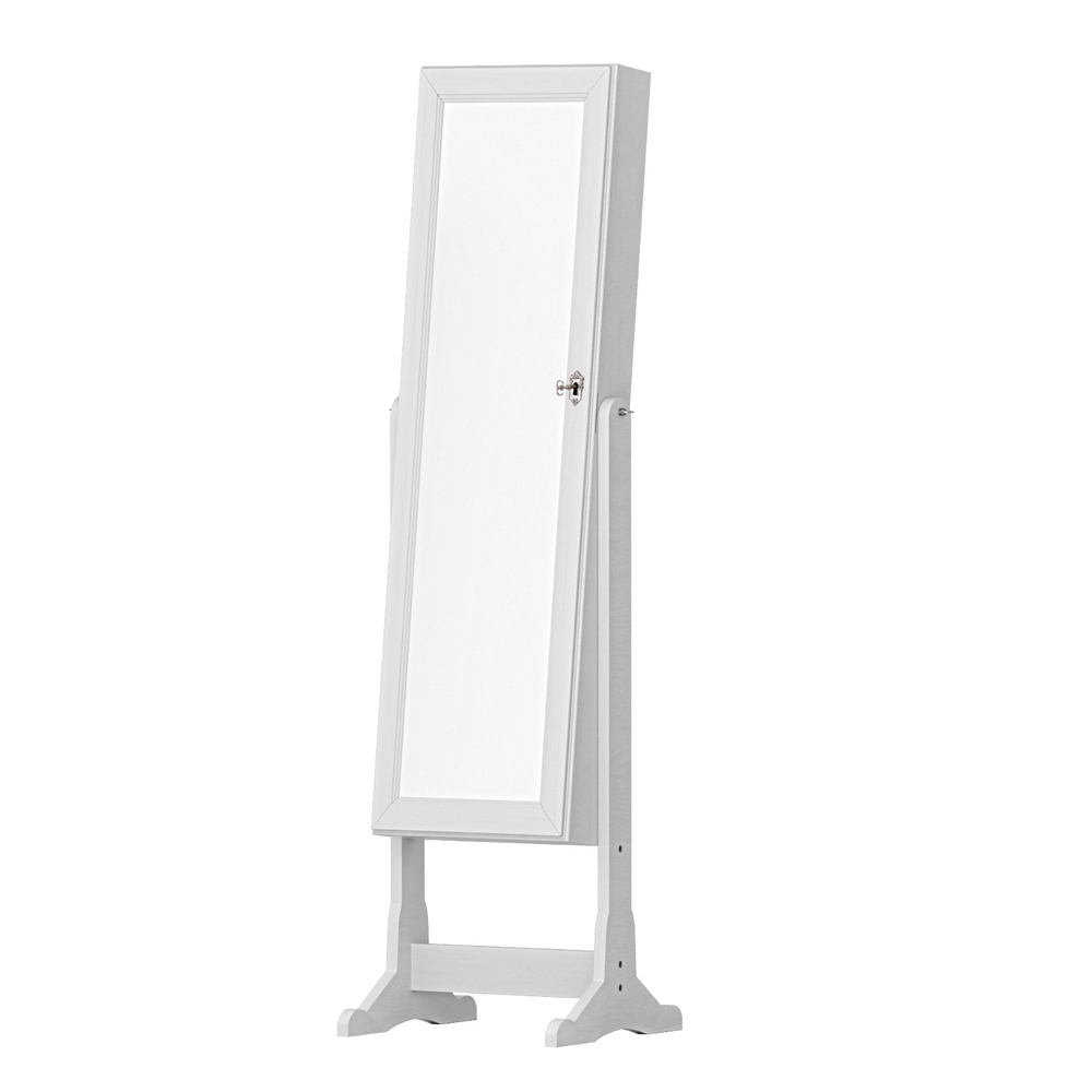 Artiss Free Standing Jewellery Cabinet with Mirror view 3