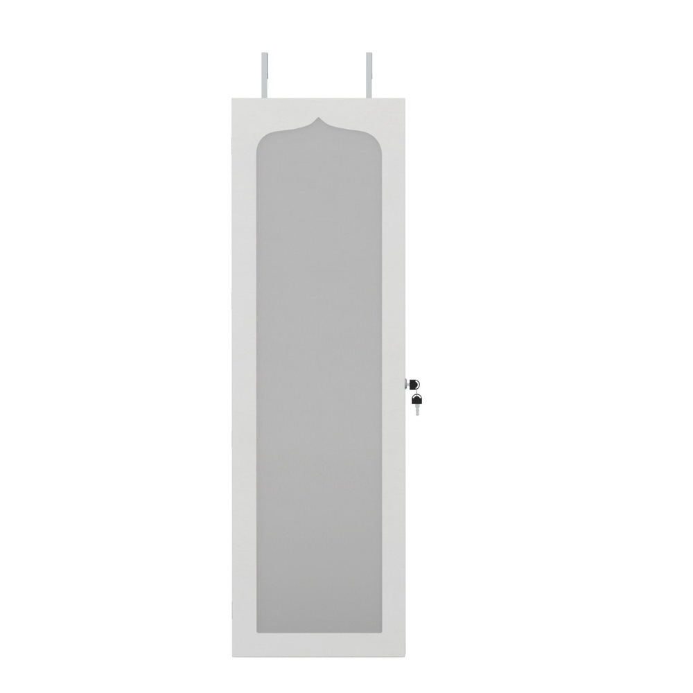 Artiss LED Jewellery Cabinet with Mirror Lockable view 5