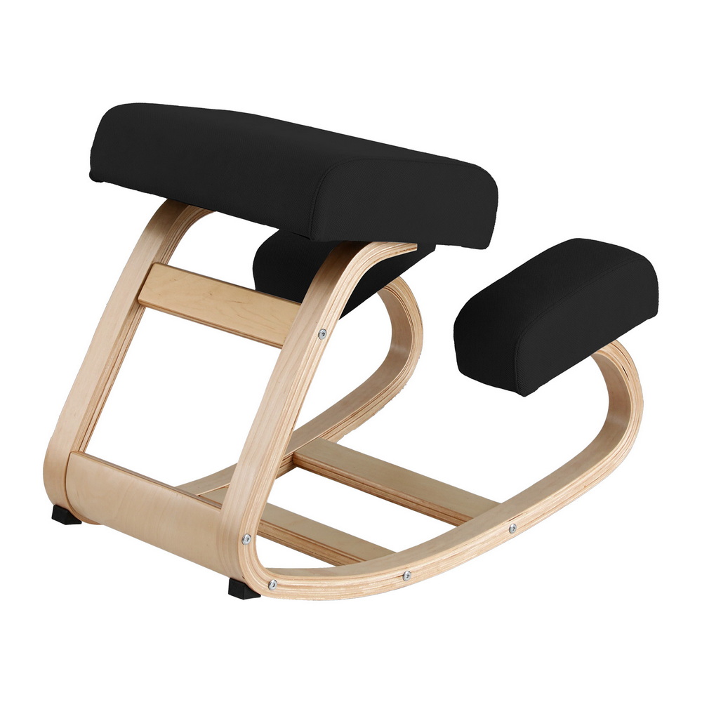 Artiss Kneeling Chair with Memory Foam 120kg Capacity Black view 3