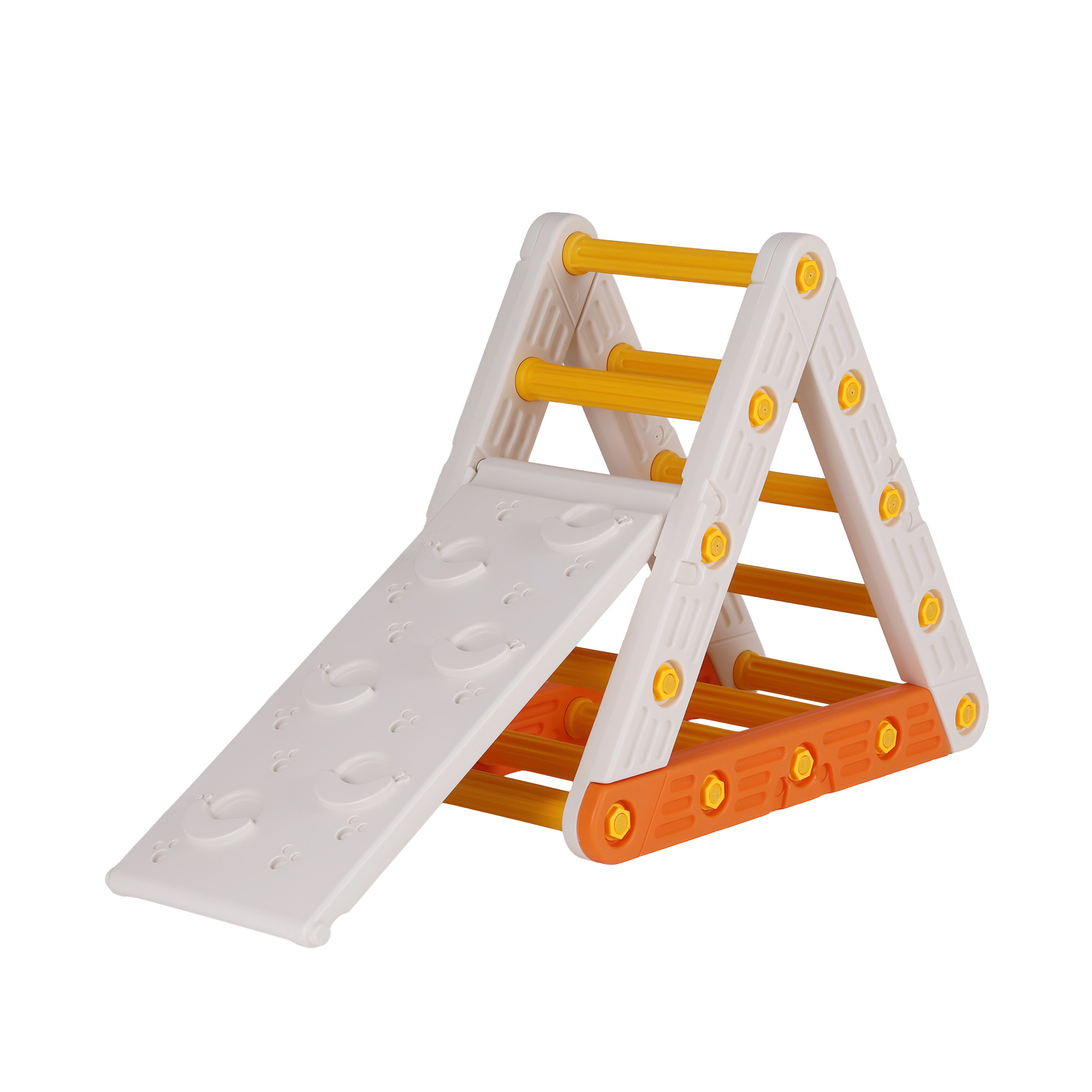 Keezi Kids Climbing Frame Set with Slide Pikler Triangle view 3