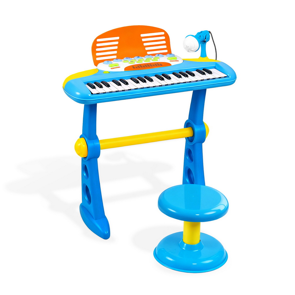 Keezi 37-Key Piano Keyboard Set with Stool & Microphone