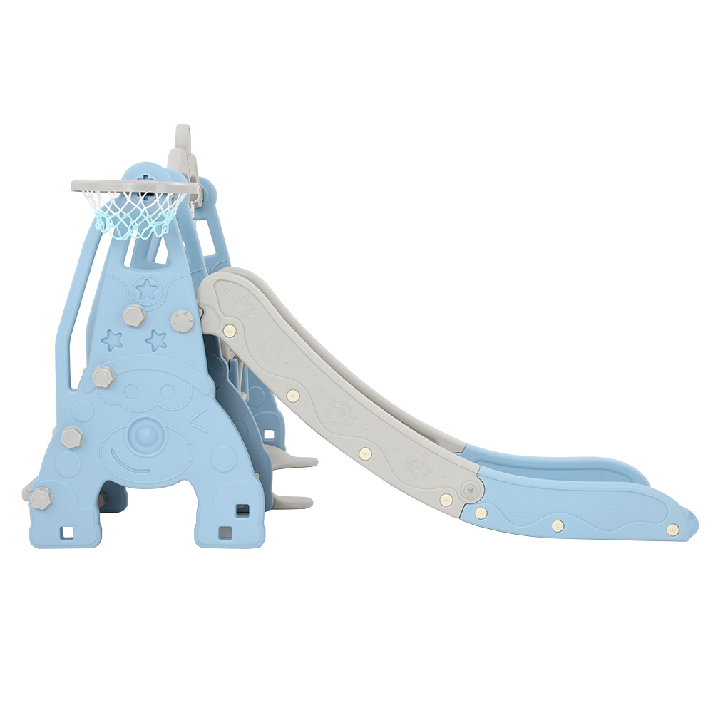 Keezi Kids 170cm Slide Swing Set with Basketball Hoop view 4