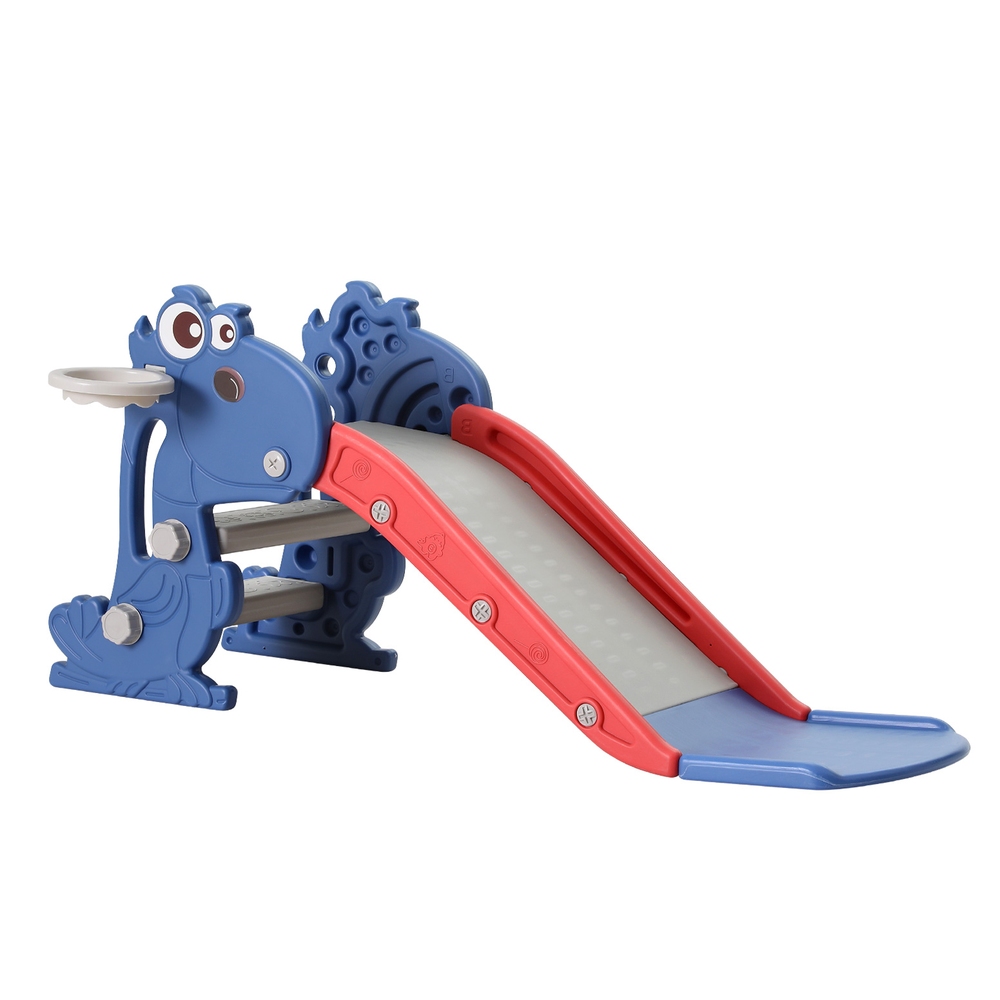 Keezi Kids Blue Dragon Slide Set 90cm with Hoop
